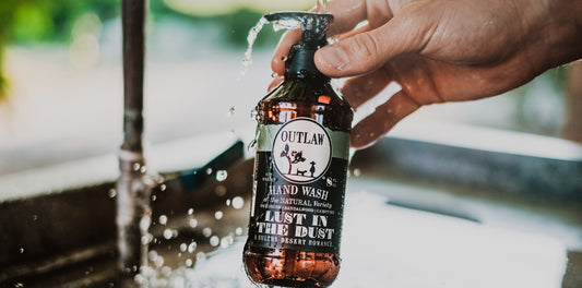 Lust in the Dust natural body wash by Outlaw