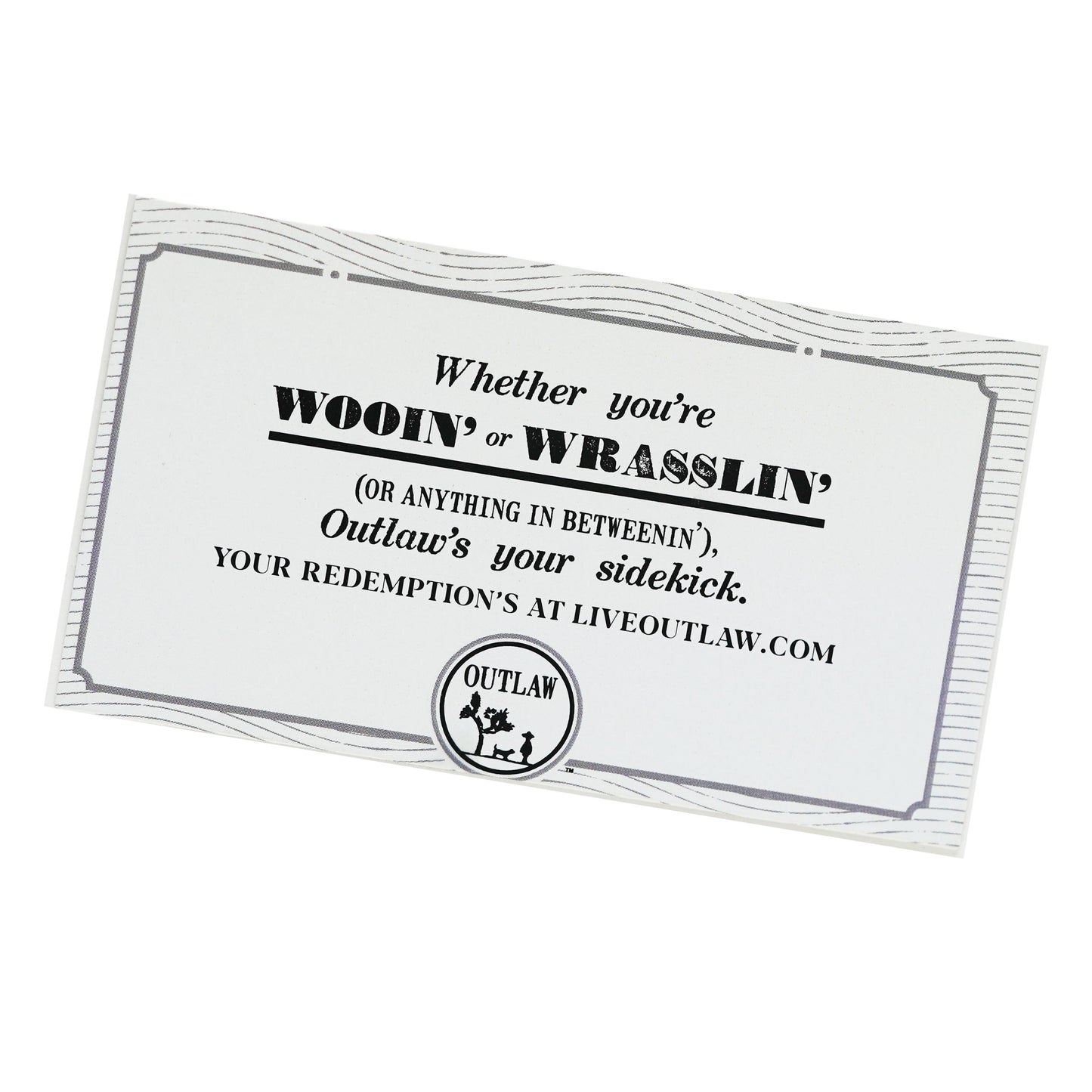 The Outlaw Gift Card