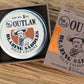 Outlaw Blazing Saddles leather gunpowder sandalwood and sagebrush scented natural solid cologne