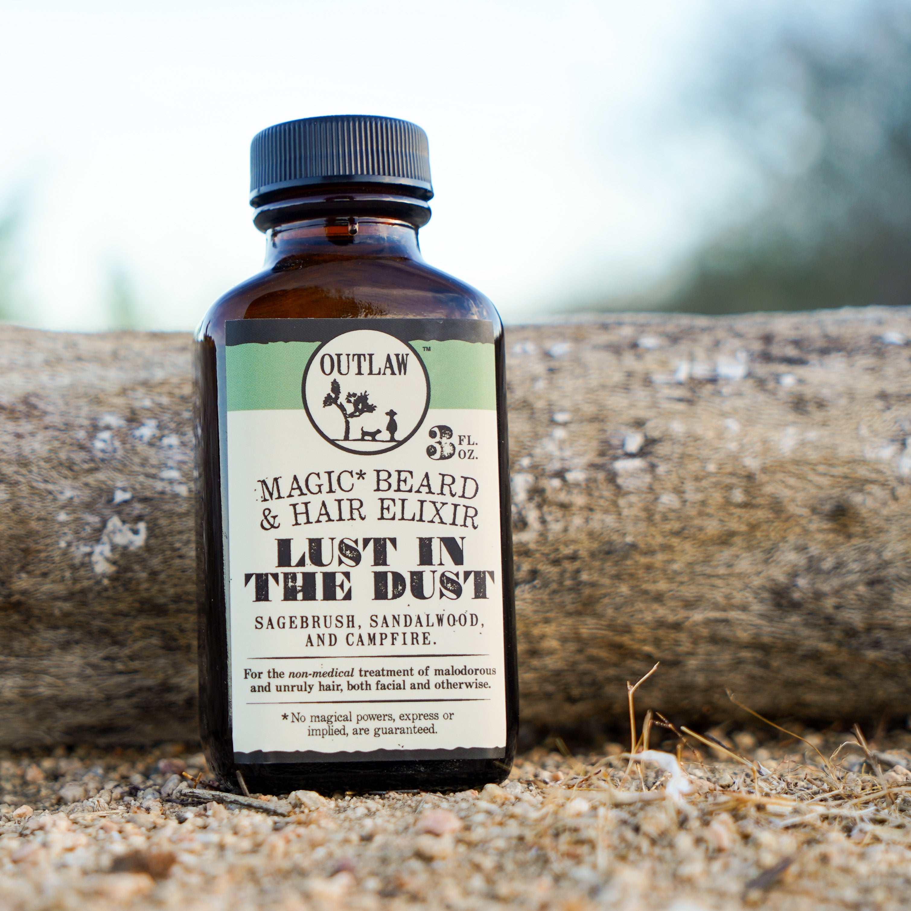 Outlaw's Lust in the Dust Beard Oil & Hair Elixir