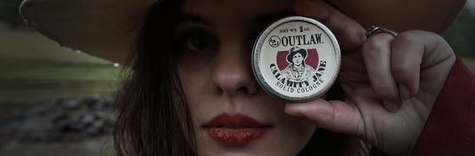 Calamity Jane natural solid cologne by Outlaw