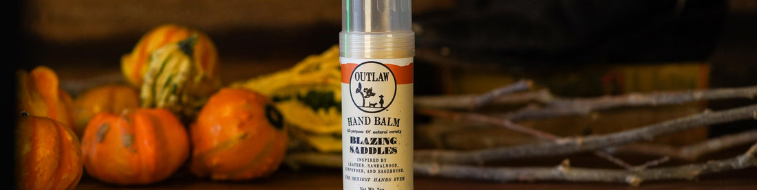 Outlaw Blazing Saddles natural Hand Balm for soft hands