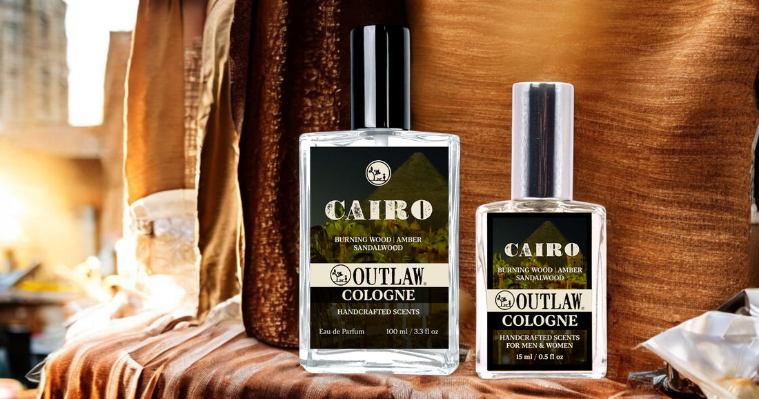 CAIRO limited edition Cologne by Outlaw: Burning Wood, Amber, Sandalwood