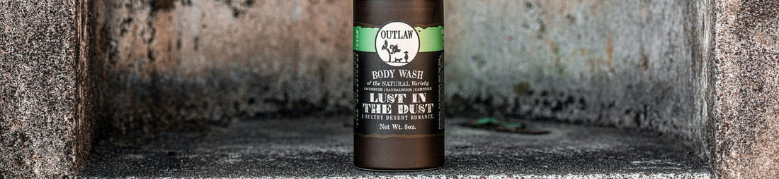 Lust in the Dust natural body wash by Outlaw