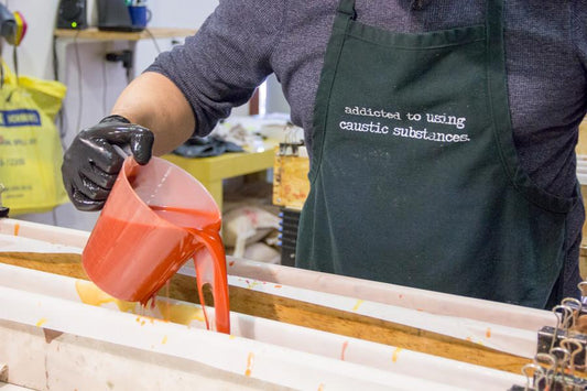 From raw oil to your mailbox: how we make our handmade soap from scratch