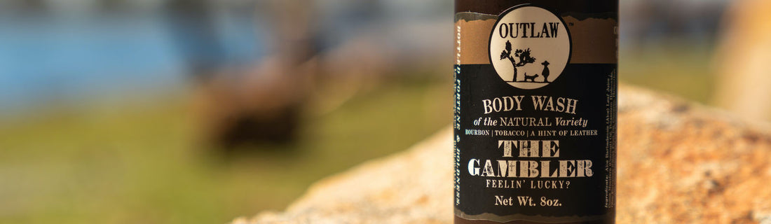 The Gambler natural body wash by Outlaw
