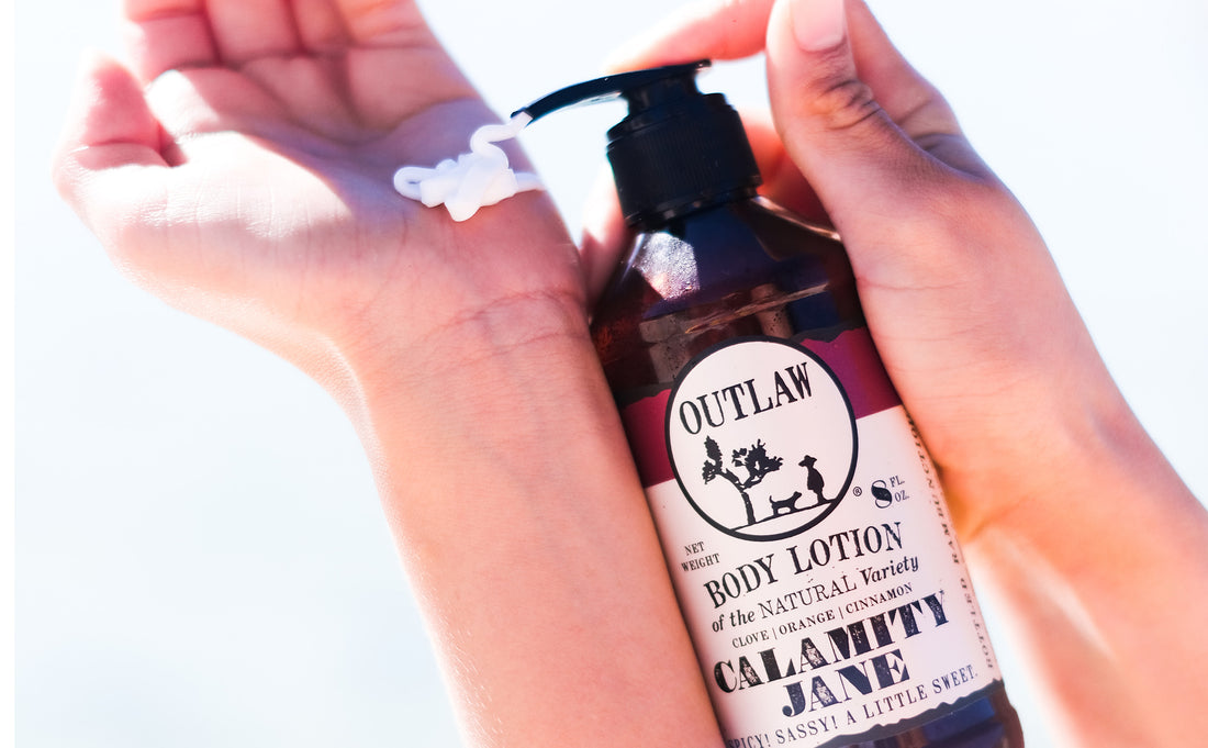 Calamity Jane natural body lotion by Outlaw