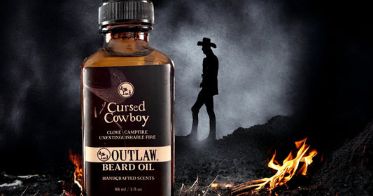 cursed cowboy beard oil clove campfire