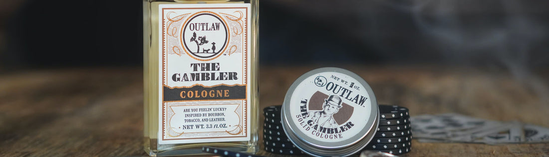 The Gambler natural spray and solid cologne by Outlaw