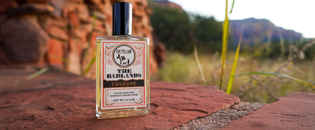 The Badlands smoky cologne for men and women