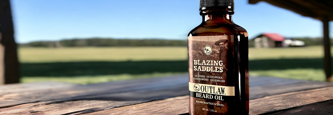 Blazing Saddles scent of leather sandalwood sagebrush for men and women