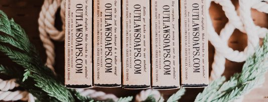 Western scented handmade natural bar soap by Outlaw