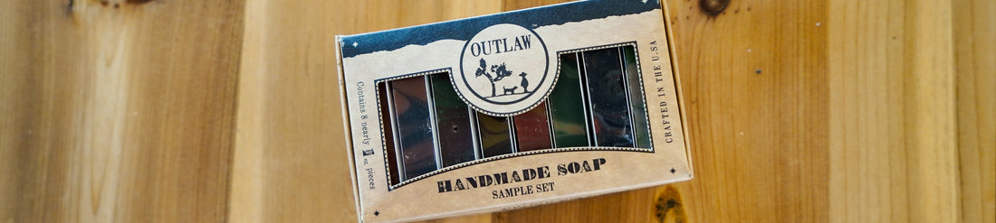 Outlaw's Handmade Natural Soap Samples for Men and Women