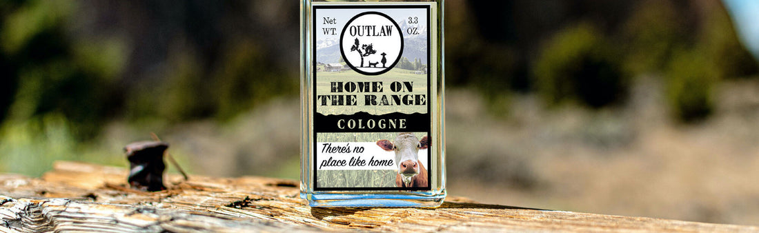 Home on the Range natural spray cologne by Outlaw