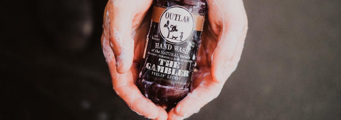The Gambler natural hand wash by Outlaw
