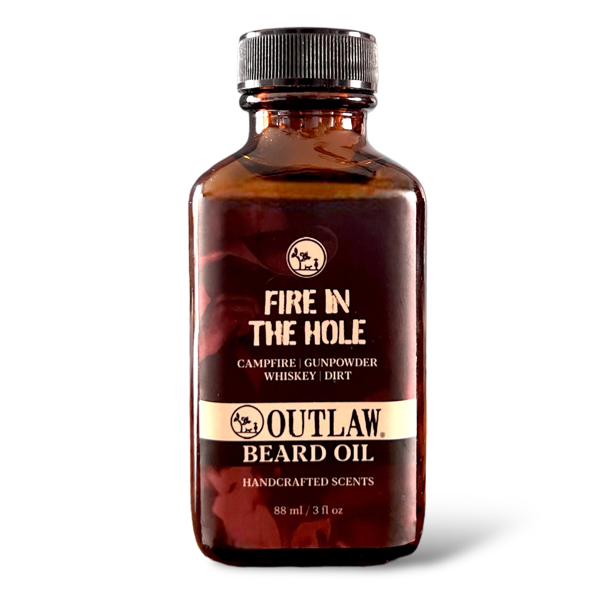 Campfire scented beard oil by Outlaw