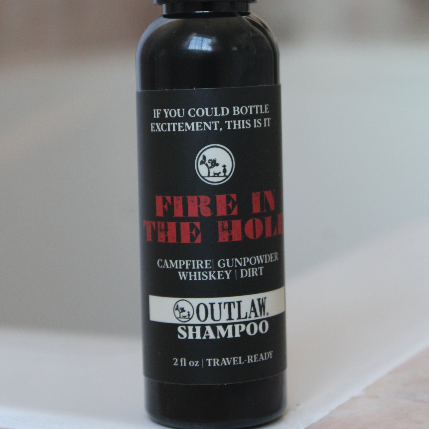 Fire in the Hole Campfire Travel Size Shampoo