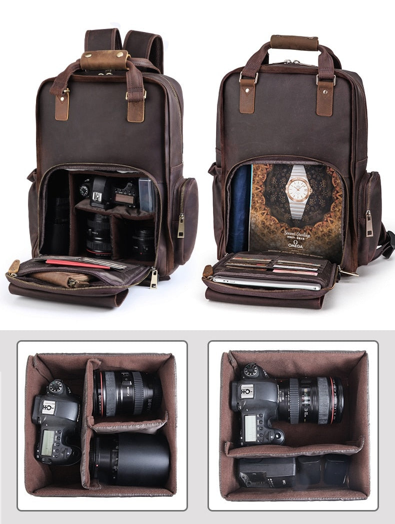 Camera and lens backpack on sale