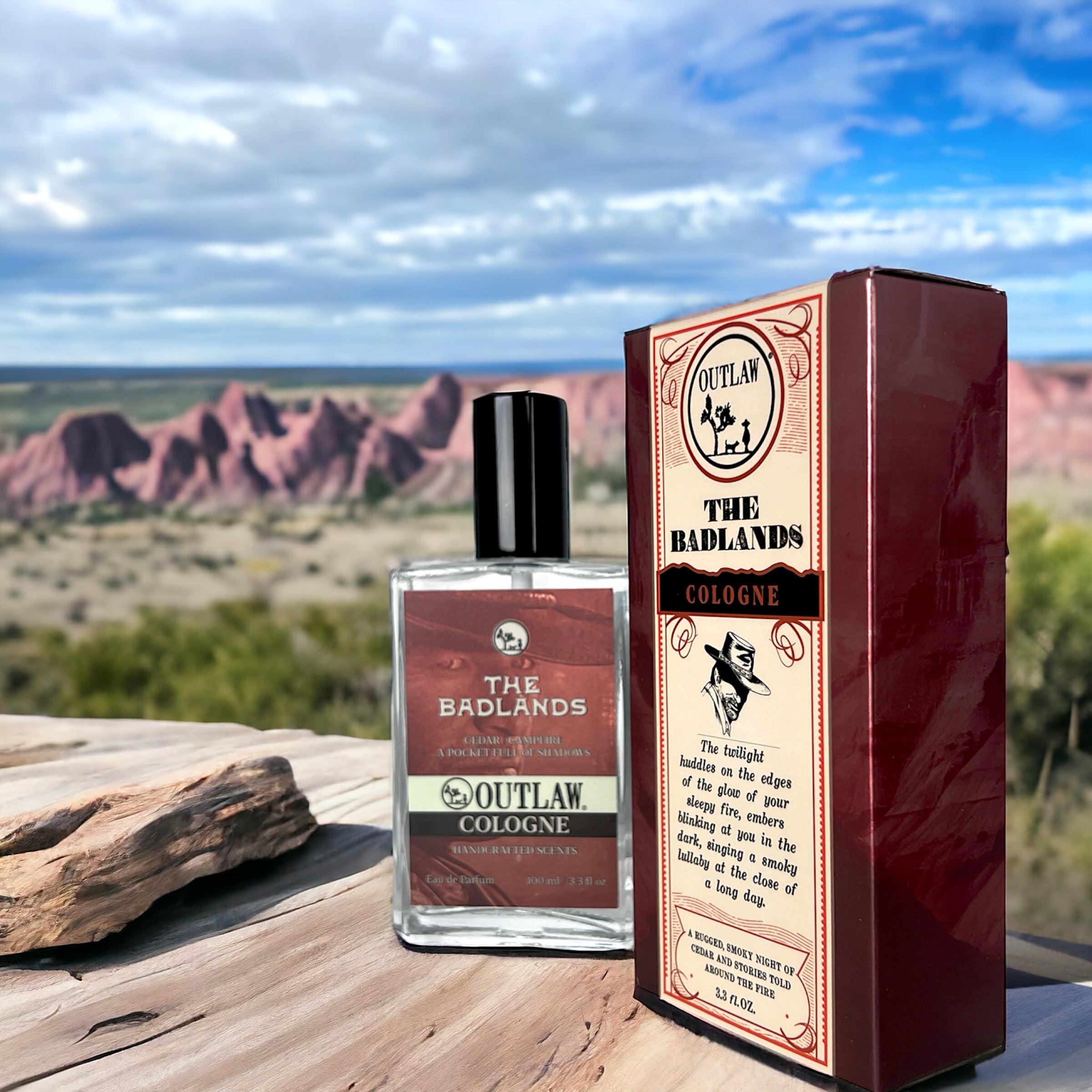 The Badlands Cedar Campfire Cologne