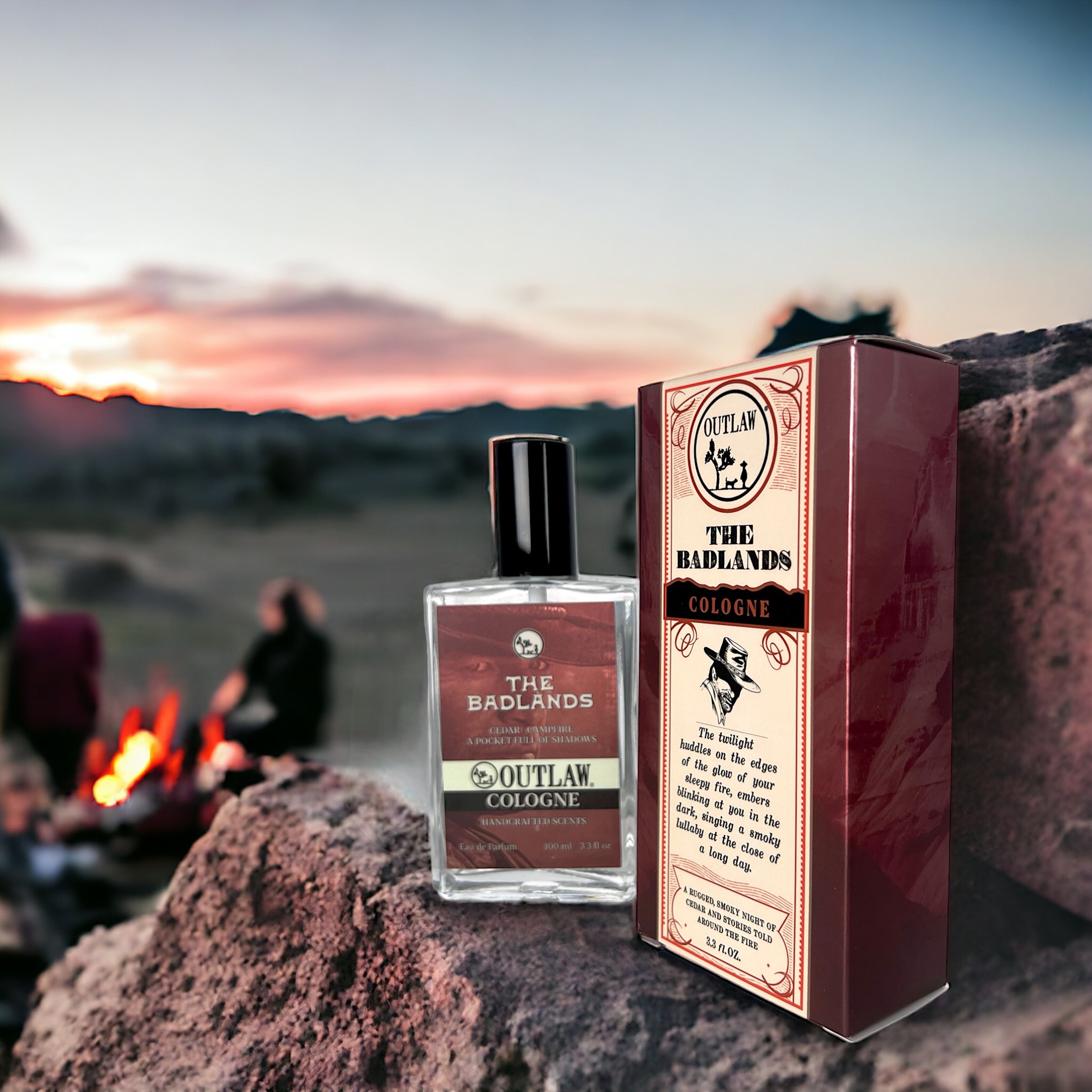 The Badlands Cologne by Outlaw Cedar Campfire Spray