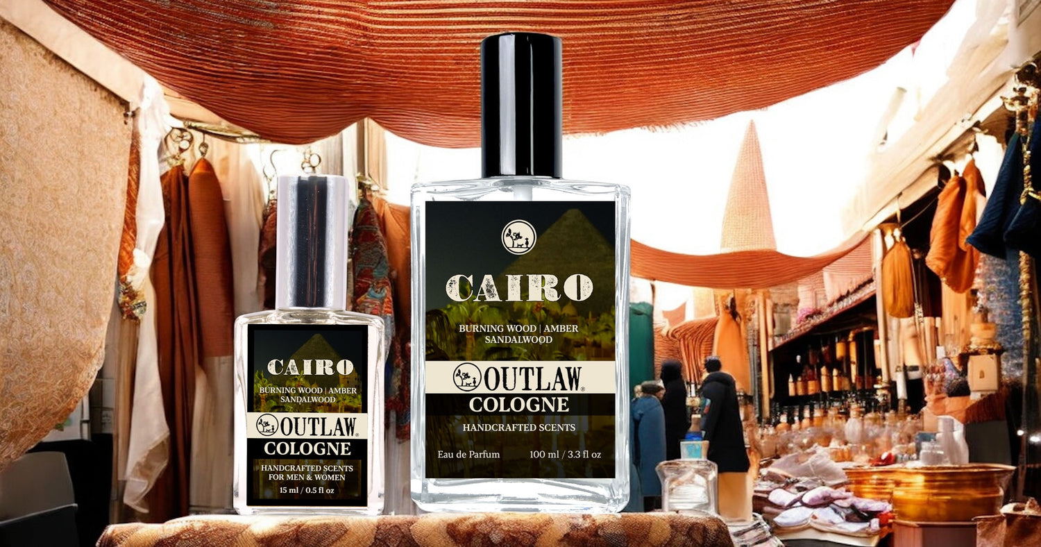 November's Scent of the Month Cairo - Burning Wood, amber, sandalwood