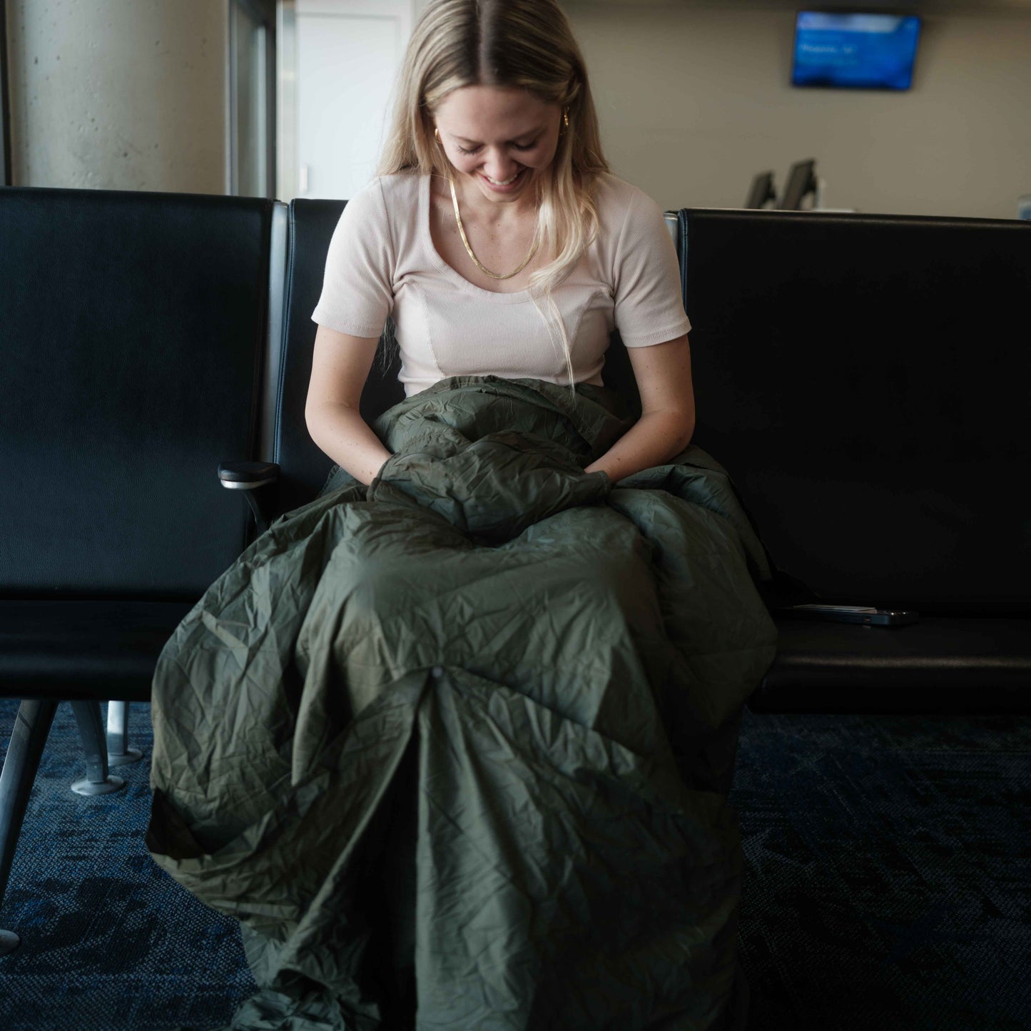 Layover™ Travel Blanket - Insulated & Packable | Spruce