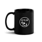 “No man is free who is not master of himself.” - Epictetus Black Glossy Mug