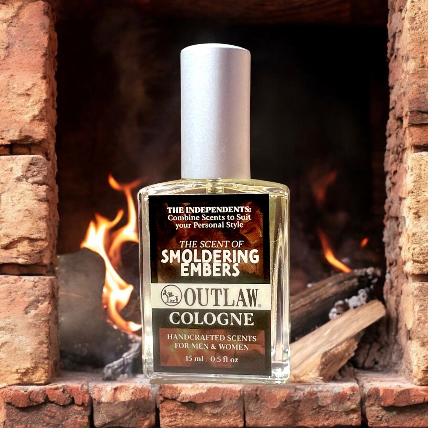 Fireplace campfire scent custom cologne for men and women - Outlaw