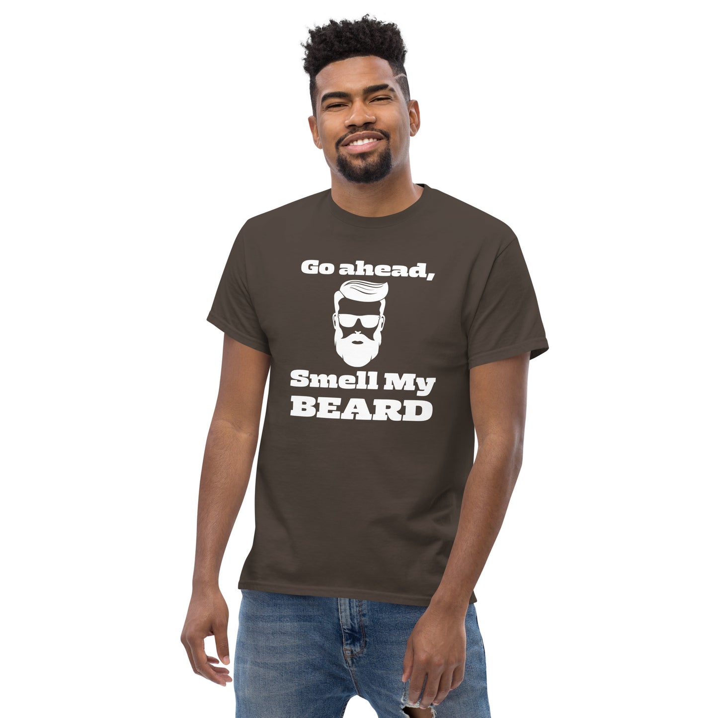 "Go Ahead, Smell My Beard" Men's Classic Tee