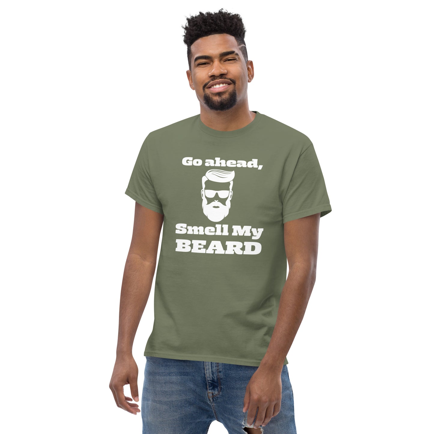 "Go Ahead, Smell My Beard" Men's Classic Tee