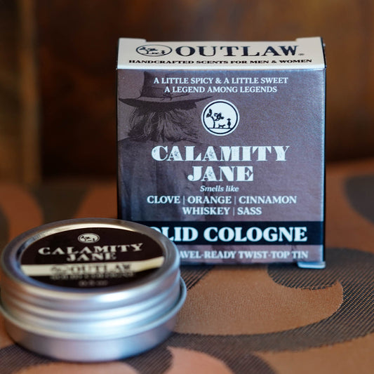 Clove Cinnamon Orange Solid Cologne for Men and Women, by Outlaw