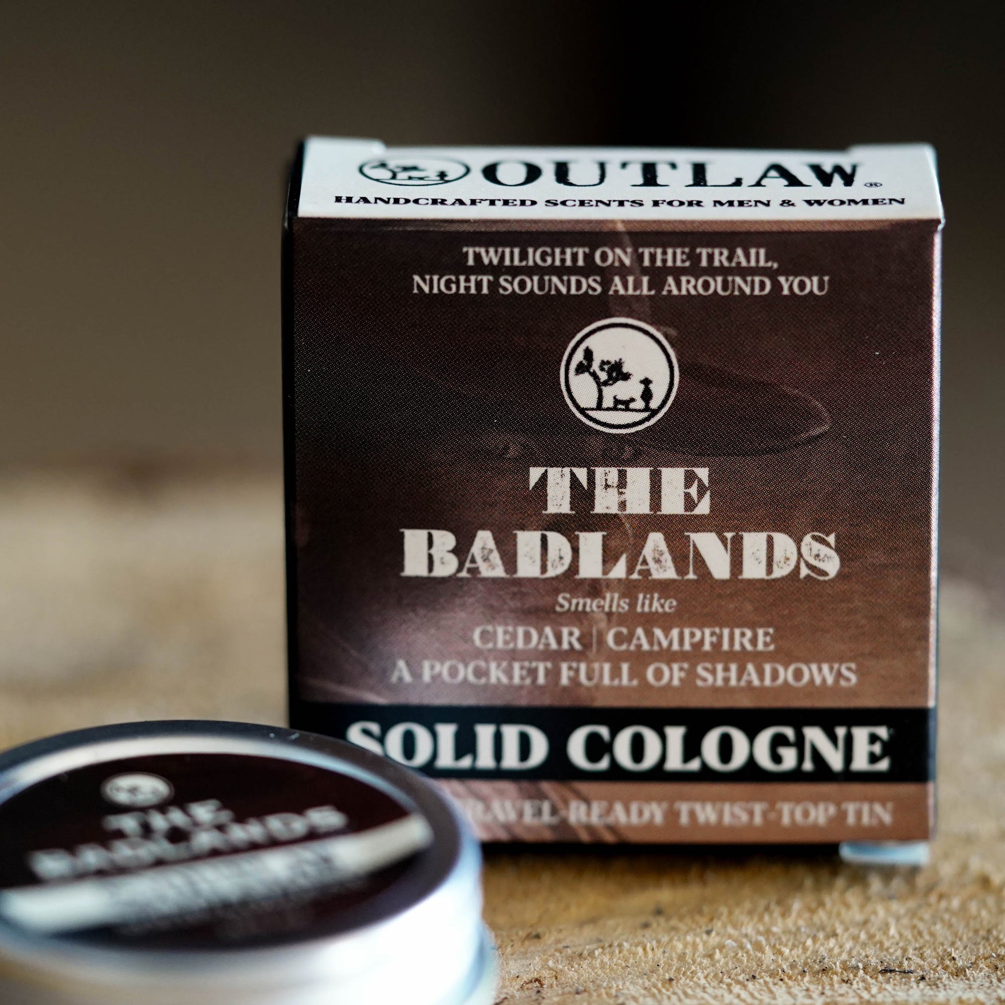 The Badlands Solid Cologne for Men Women by Outlaw Your Smoky