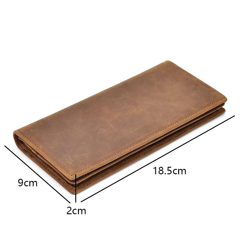 Rustic Crazy Horse deals Leather Bifold Wallet