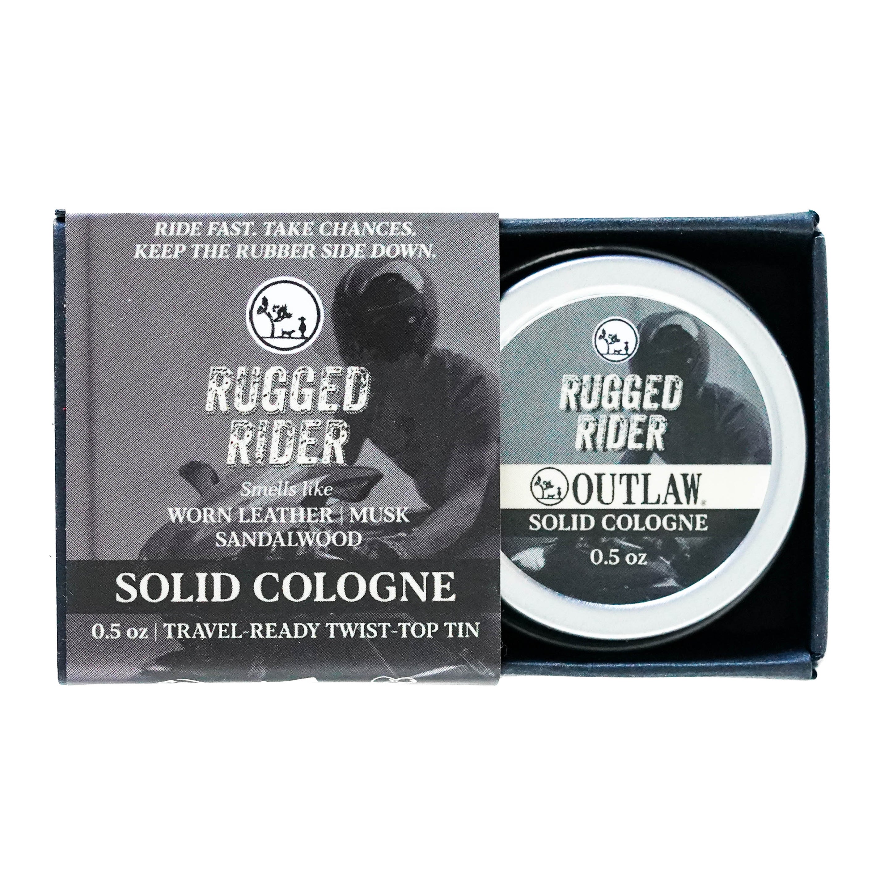 Rugged Rider Solid Cologne for Men & Women, by Outlaw | Musk ...