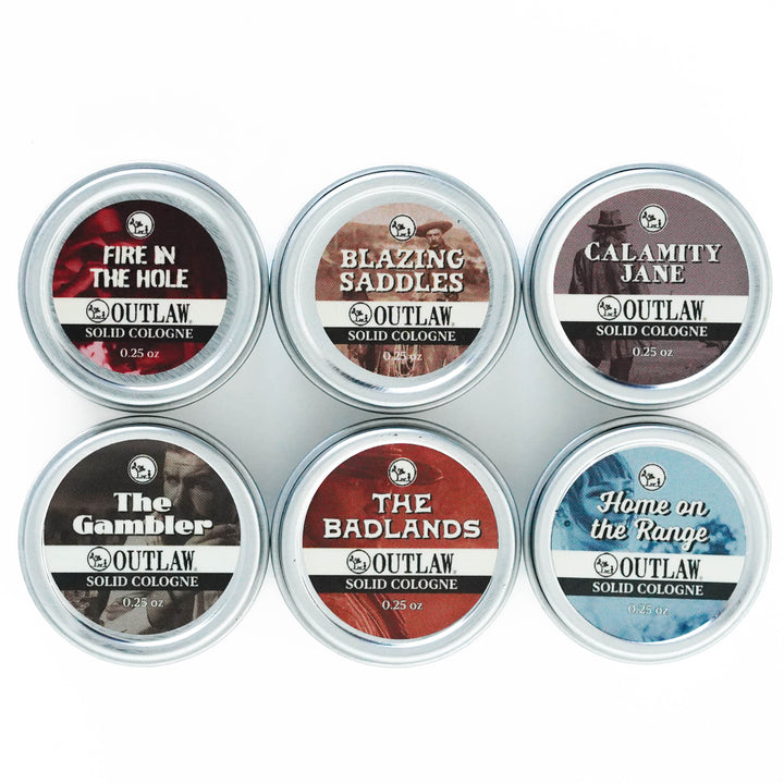 Outlaw Samples | Travel-ready Sample-sizes of Outlaw's Western Scents ...