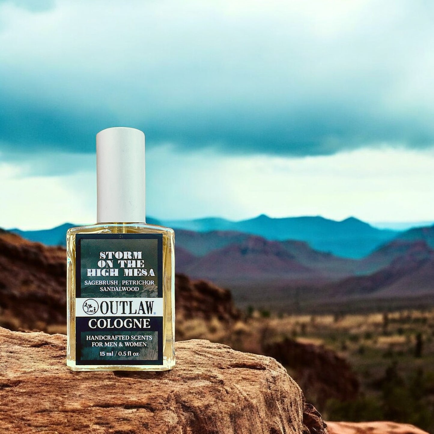 cologne of the month - storm on the high mesa - experimental cologne by Outlaw