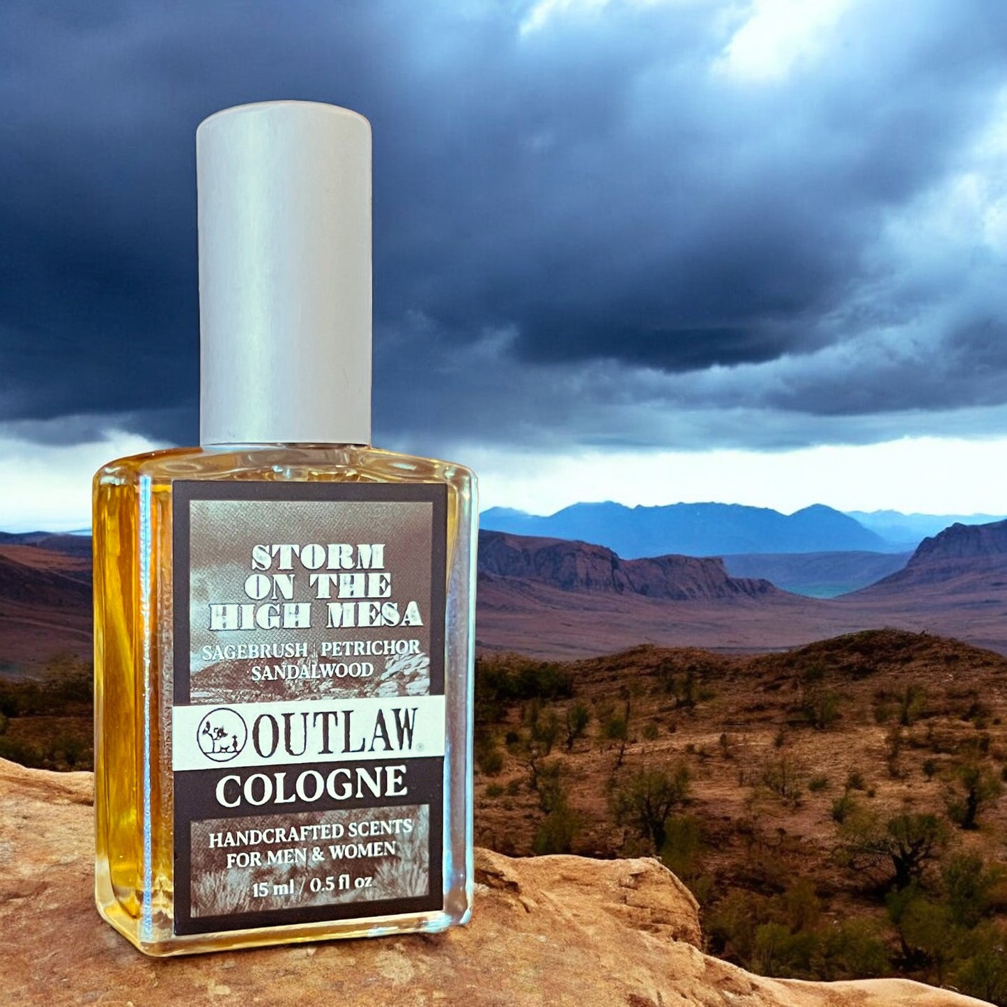 cologne of the month - storm on the high mesa - experimental cologne by Outlaw