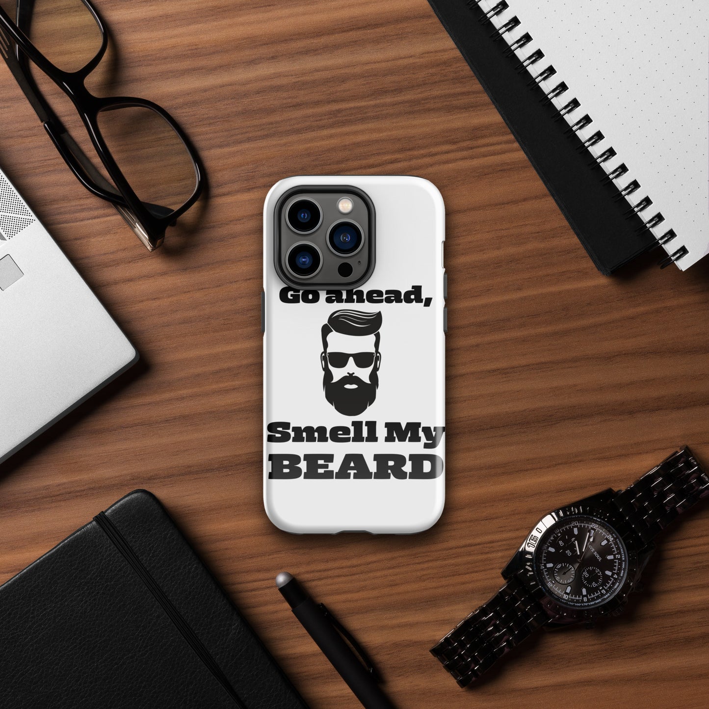 "Go Ahead, Smell My Beard" Tough Case for iPhone®