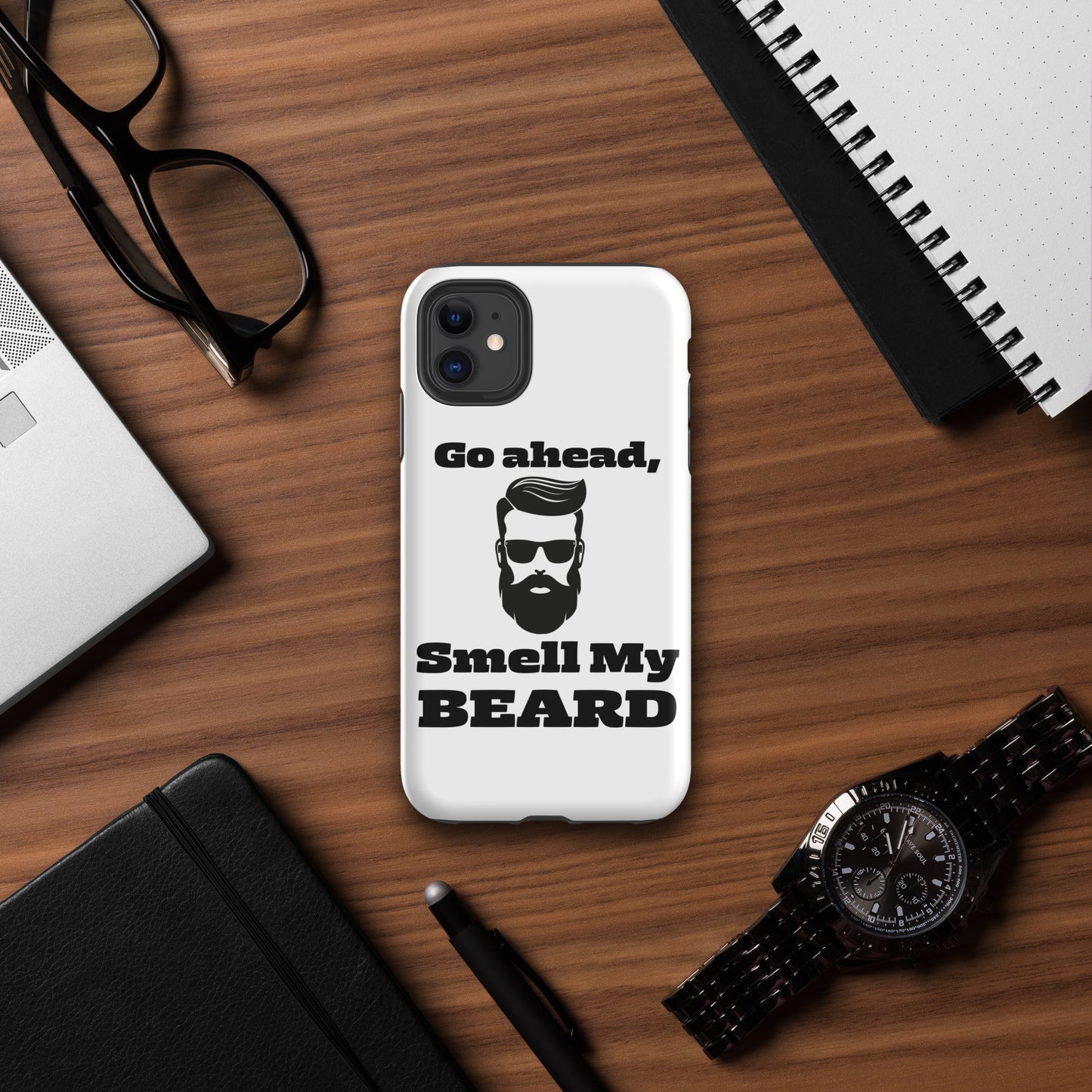 "Go Ahead, Smell My Beard" Tough Case for iPhone®