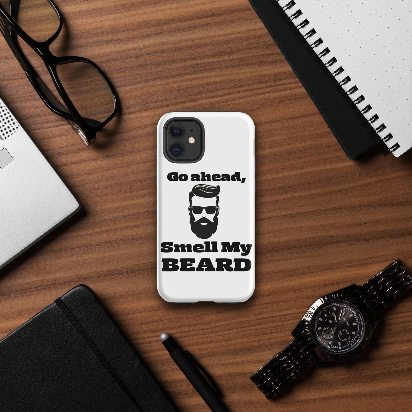 "Go Ahead, Smell My Beard" Tough Case for iPhone®