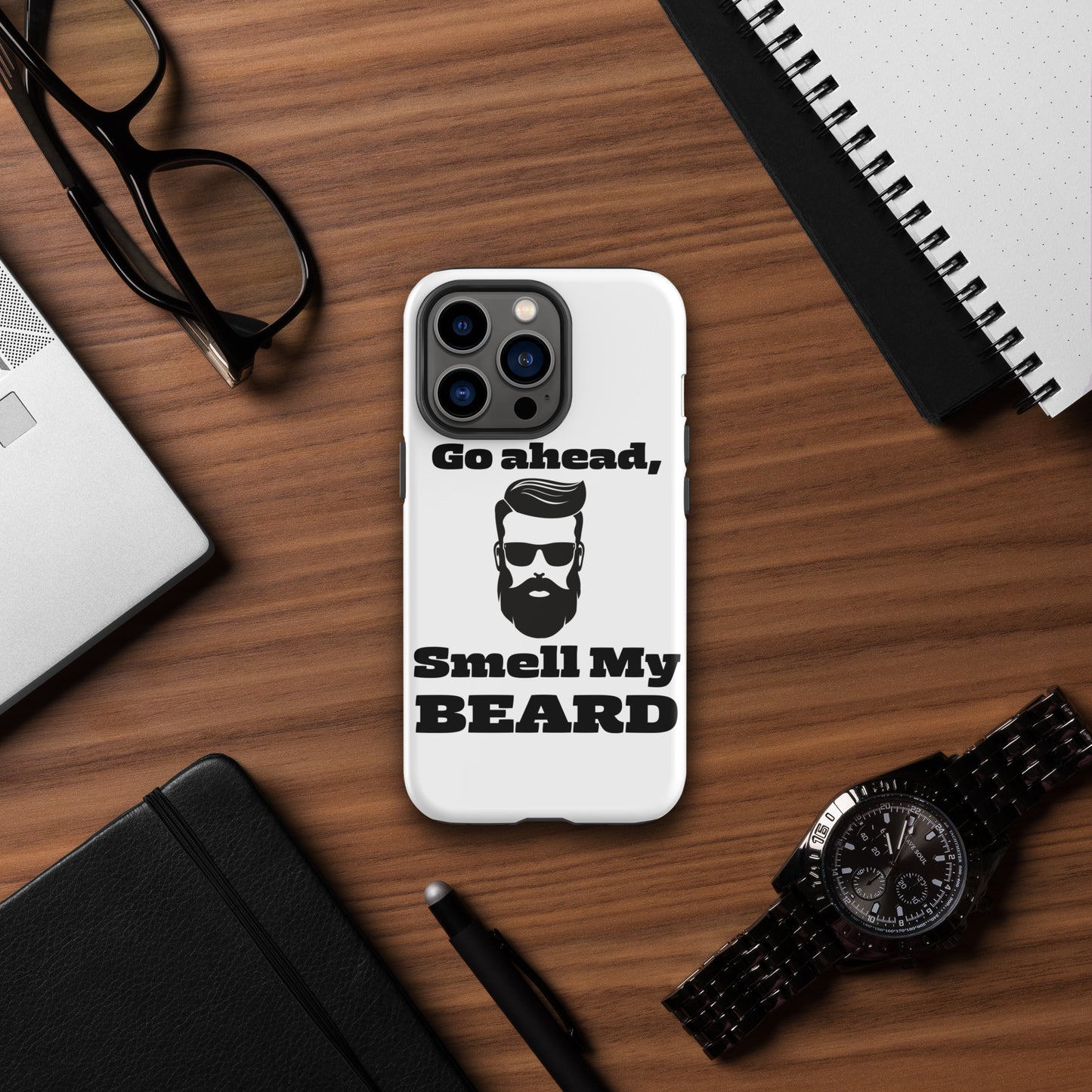 "Go Ahead, Smell My Beard" Tough Case for iPhone®