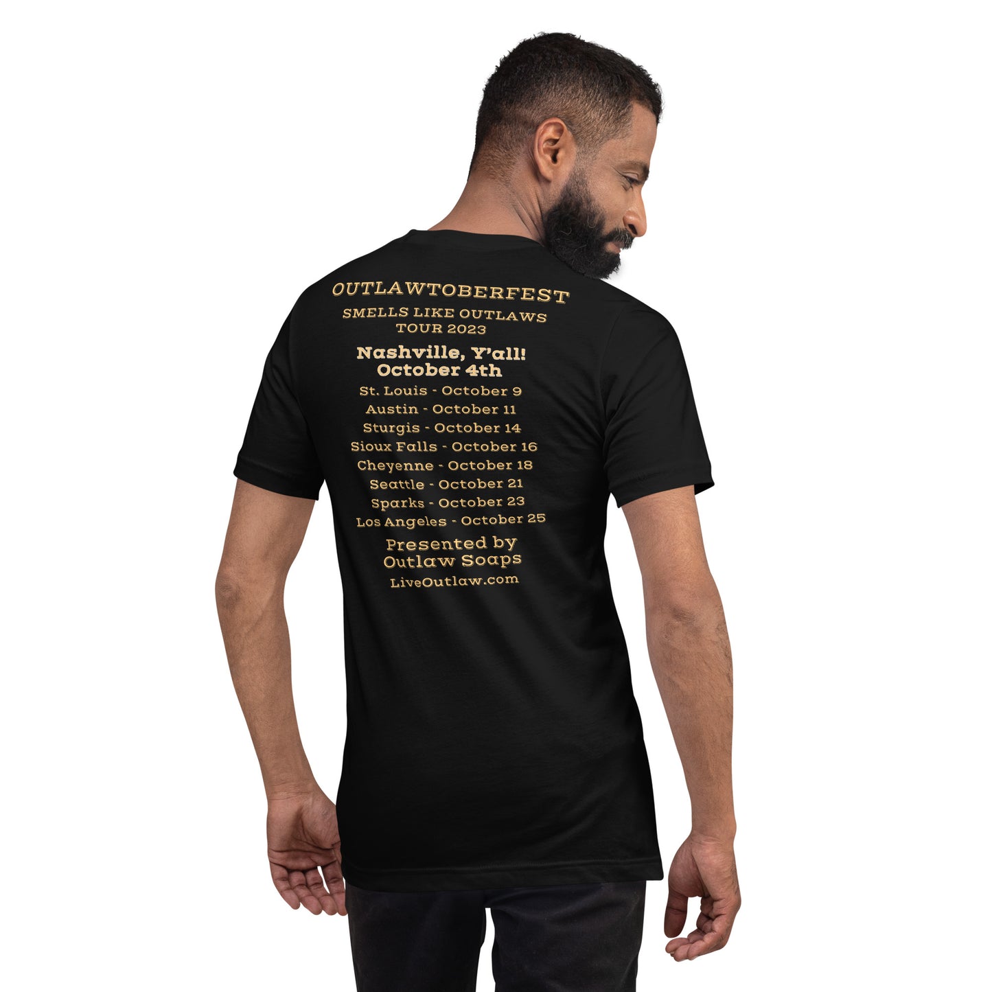 Nashville, Y'all - Outlawtoberfest 2023 - Smells like Outlaws Tour T-Shirt