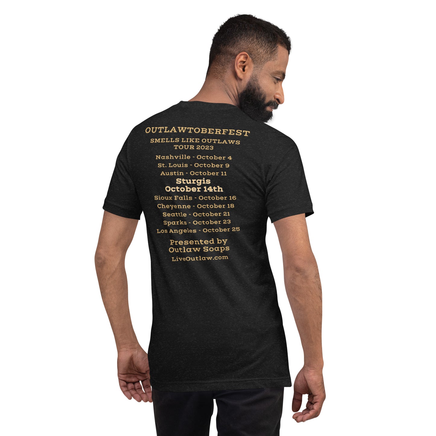 Sturgis T-Shirt - Outlawtoberfest 2023 - Smells like Outlaws Tour T-Shirt