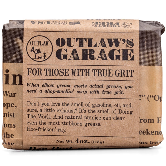 Outlaw's Garage Handmade Mechanic's Soap for Men and Women