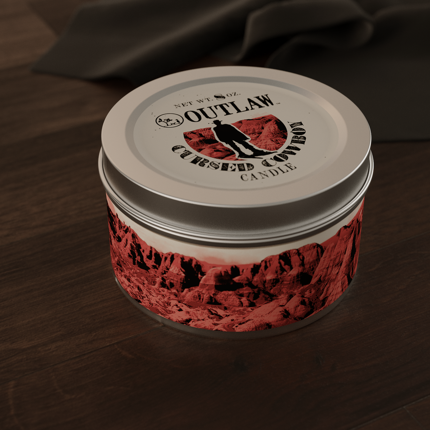 Outlaw The Cursed Cowboy Candle