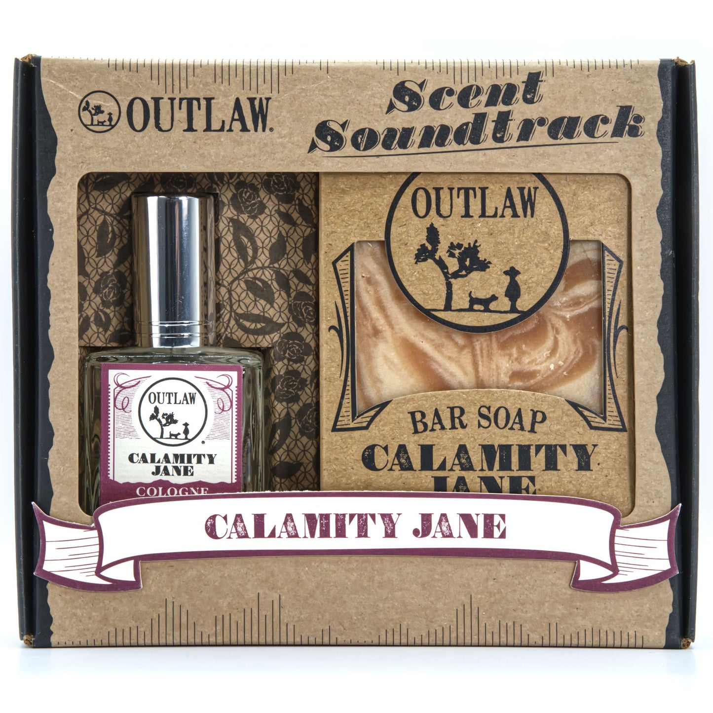 Outlaw Calamity Jane Cologne & Handmade Soap Gift Set 