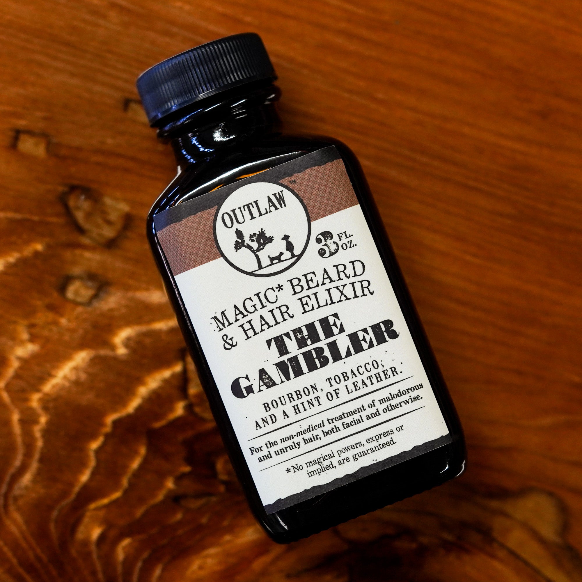 Outlaw's The Gambler Beard Oil & Hair Elixir