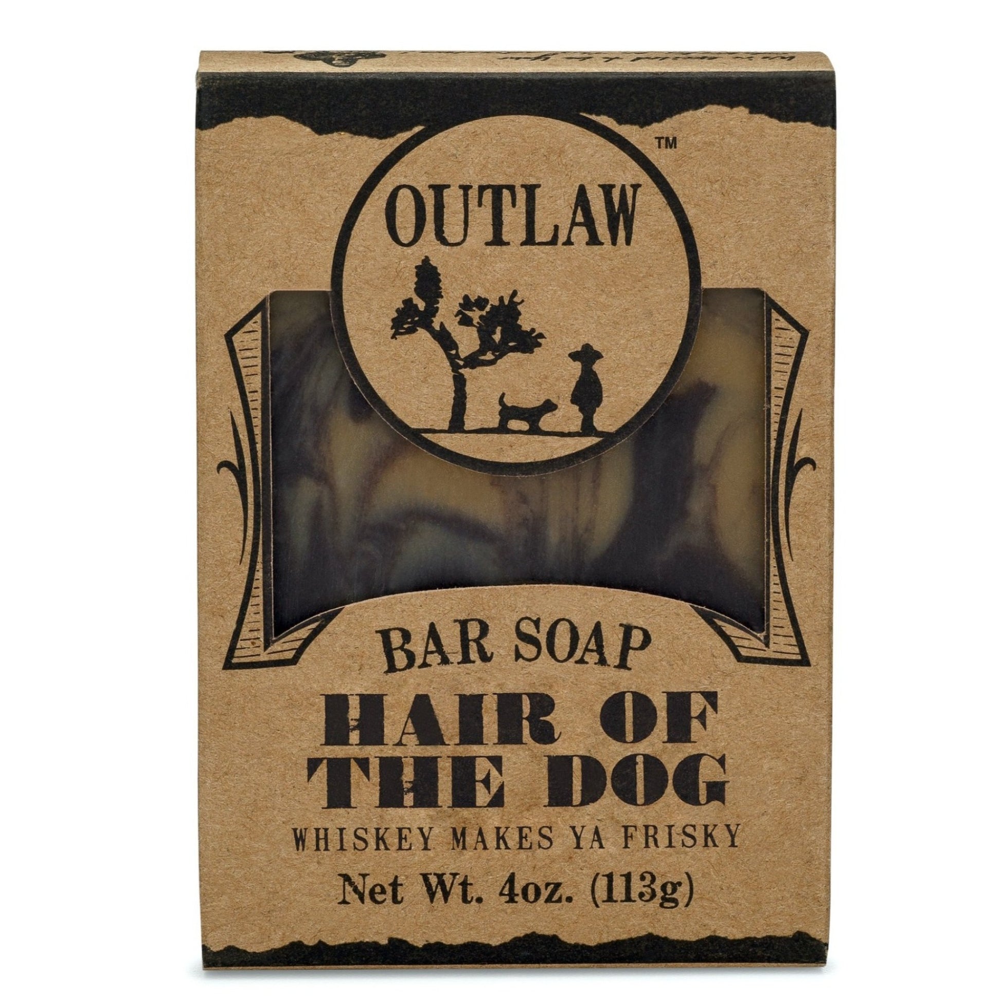 Hair of the Dog whiskey men soap by Outlaw