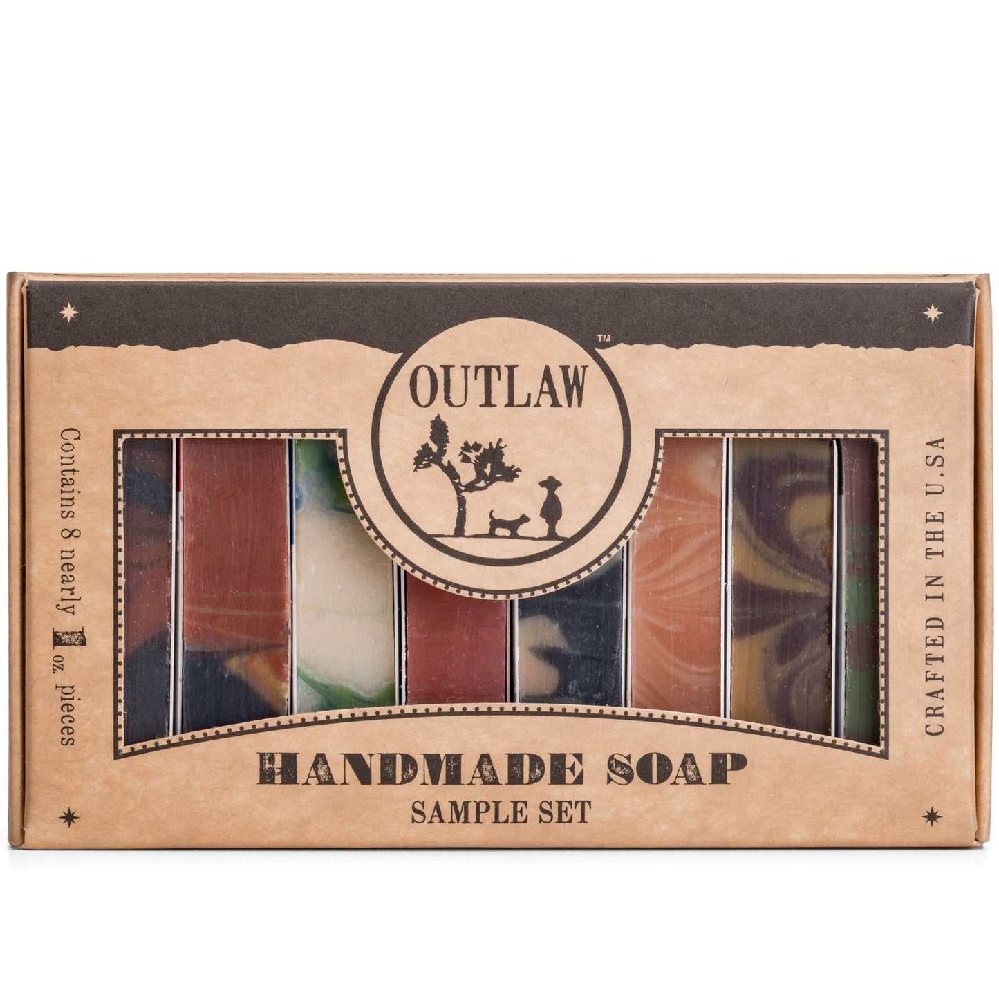 Handmade Soap Samples from Outlaw for men and women