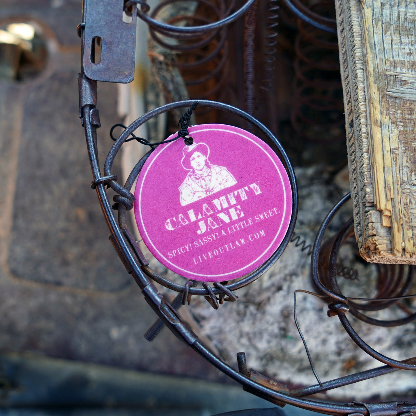 Calamity Jane air freshener from Outlaw